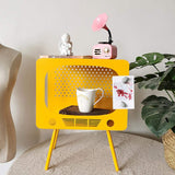TV Sculpt Display Shelving Unique End Table in Pink-Richsoul-End & Side Tables,Furniture,Living Room Furniture