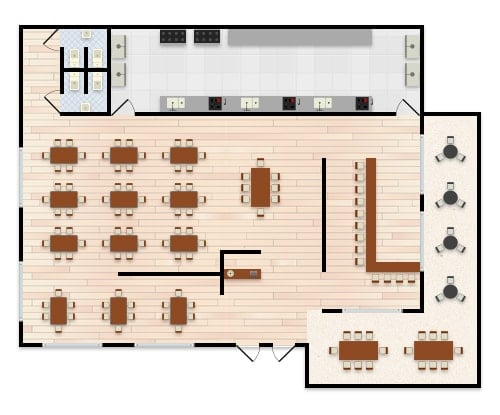 Maximizing Profit and Customer Satisfaction: The Art of Restaurant Furniture Layout Optimization