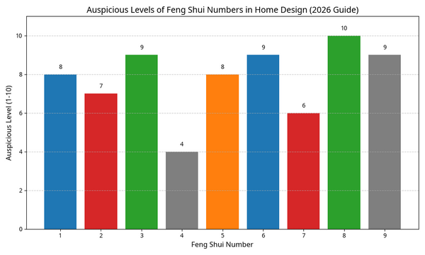 風水のラッキーナンバー：あなたの家への意味と2026年ガイド