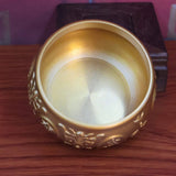 1.6″ Brass Feng Shui Decor Eight Blessings Wealth Bowl for Office Living Room