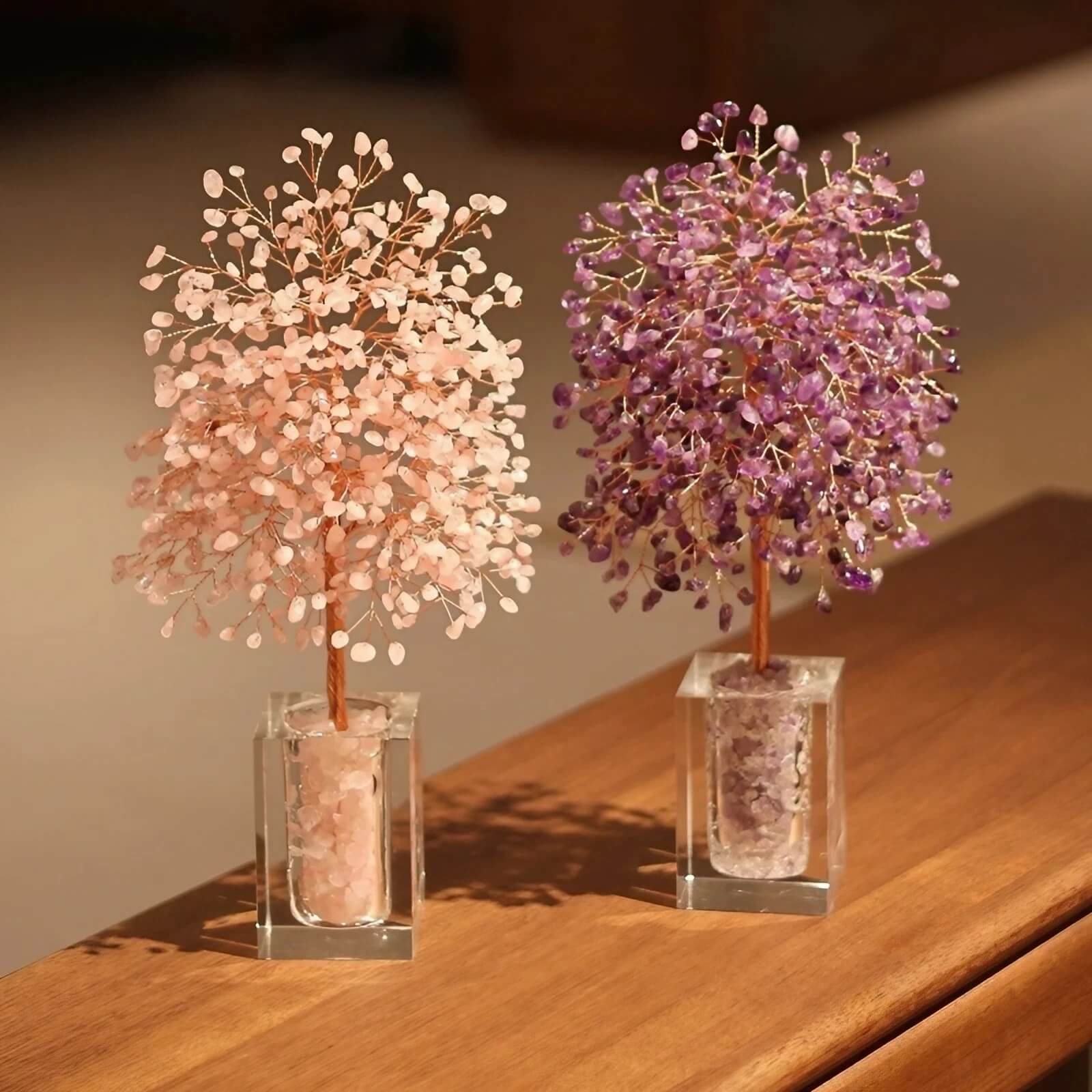 crystal money tree 11.8″ Crystal Money Tree Feng Shui Decor for Office Living Room – WEHOMZ