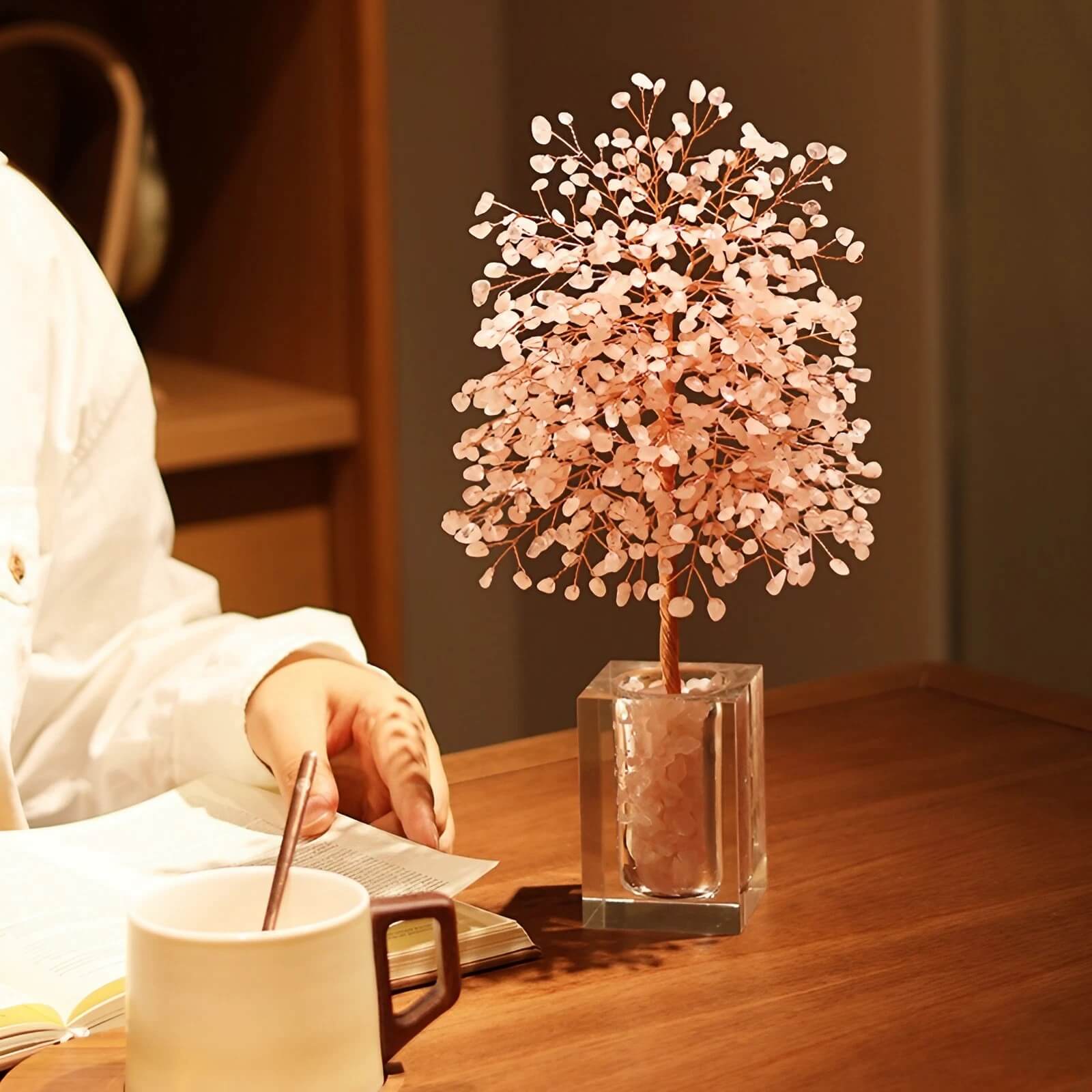 11.8″ Crystal Money Tree Feng Shui Decor for Office Living Room