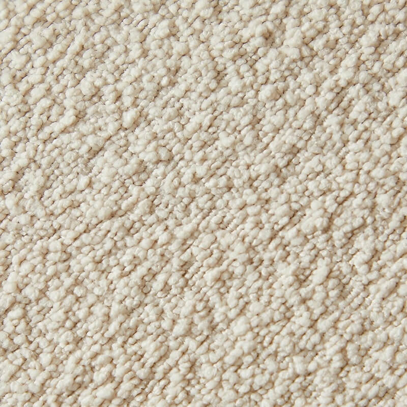 118.1″ Modern Curve Sofa with Pillow - Beige Cotton Linen Upholstery