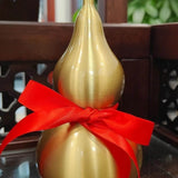 2.6″ Feng Shui Decor Smooth Brass Gourd for Office Living Room Brass Material