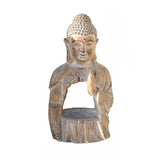 21.3″ Garden Buddha Statue - Durable Magnesium Oxide - Buddha Planter for Yard and Balcony