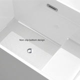 22″ Deep Soaking Bathtub - Rectangle Acrylic Modern Style