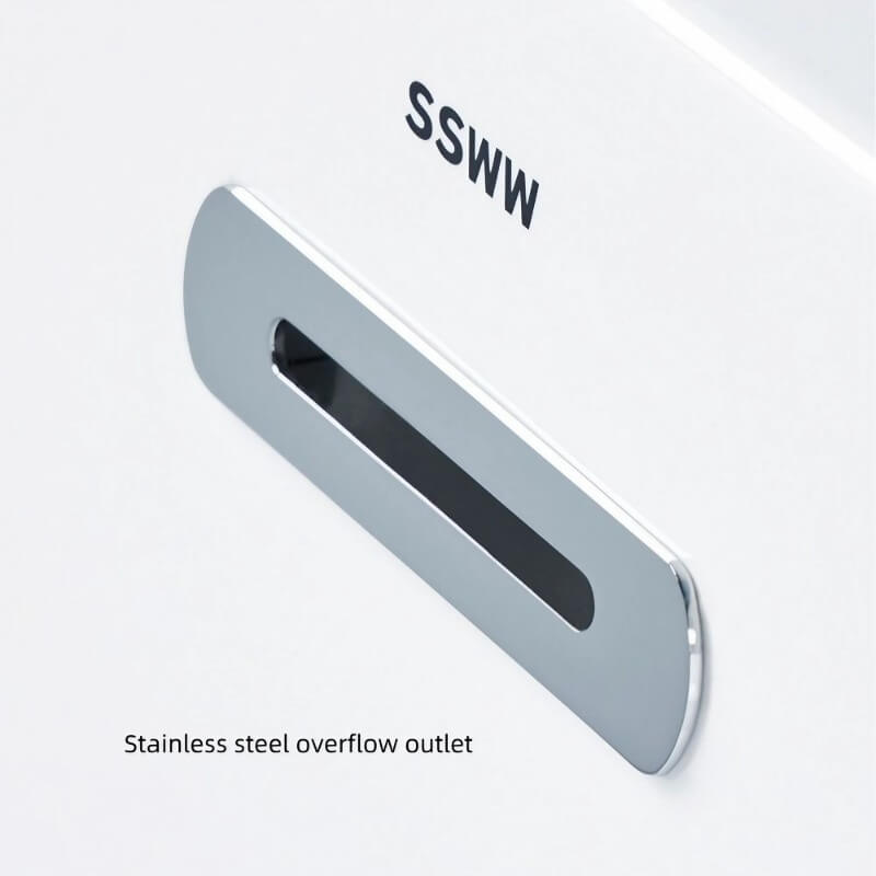 22″ Deep Soaking Bathtub - Rectangle Acrylic Modern Style