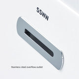 22″ Deep Soaking Bathtub - Rectangle Acrylic Modern Style