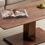 24″ Rectangle Adjustable Height Desk - LiftTop Solid Natural Wood