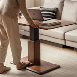 24″ Rectangle Adjustable Height Desk - LiftTop Solid Natural Wood
