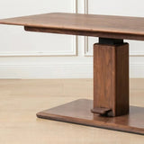 24″ Rectangle Adjustable Height Desk - LiftTop Solid Natural Wood