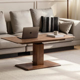 24″ Rectangle Adjustable Height Desk - LiftTop Solid Natural Wood