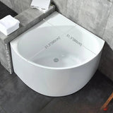 29.92″ Acrylic Deep Soaking Corner Tub - Modern Style - Sector Standalone