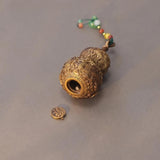 3.5″ Pure Copper Gourd Feng Shui Decor for Office and Living Room