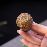 3.5″ Pure Copper Gourd Feng Shui Decor for Office and Living Room