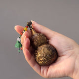 3.5″ Pure Copper Gourd Feng Shui Decor for Office and Living Room