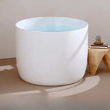 31.5″ Acrylic Soaking Bathtub - Round Modern Freestanding Style