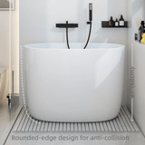 31.5" Oval Soaking Bathtub - Modern Acrylic Freestanding Design