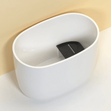 31.5" Oval Soaking Bathtub - Modern Acrylic Freestanding Design