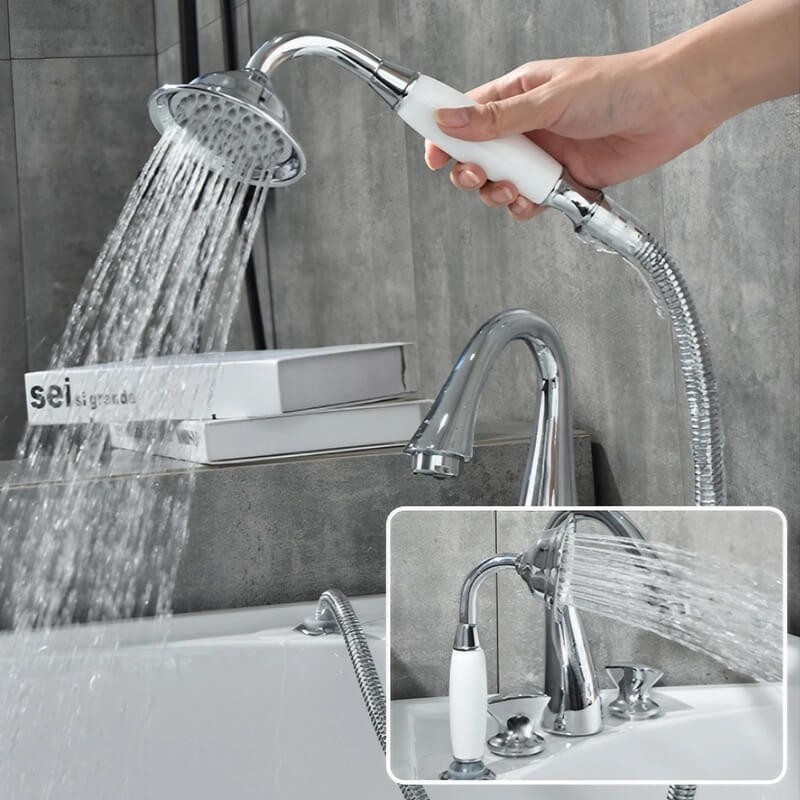 35.43″ Corner Tub - Standalone Modern Irregular Deep Soaking Acrylic Bath