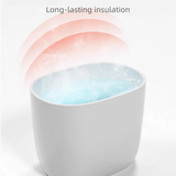 39.4″ Oval Freestanding Soaking Bathtub - Modern Acrylic Japanese Style