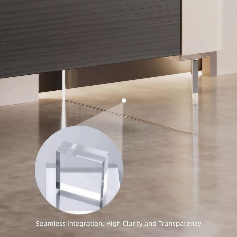 47.2" Modern Sideboard - Black & White, 2 Drawers, 2 Shelves, Doors Included, Engineered Wood