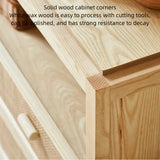 47" Rattan Dresser - 2 Drawers - Natural - Japandi Style
