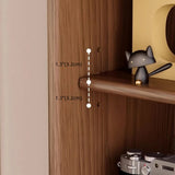 59″ L Shaped Desk Wood Sled Base Black Walnut Rustic Storage Rotating Shelves