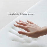 82.7″ Boucle Fabric Curve Sofa in Beige - Modern Style with Pillow Included