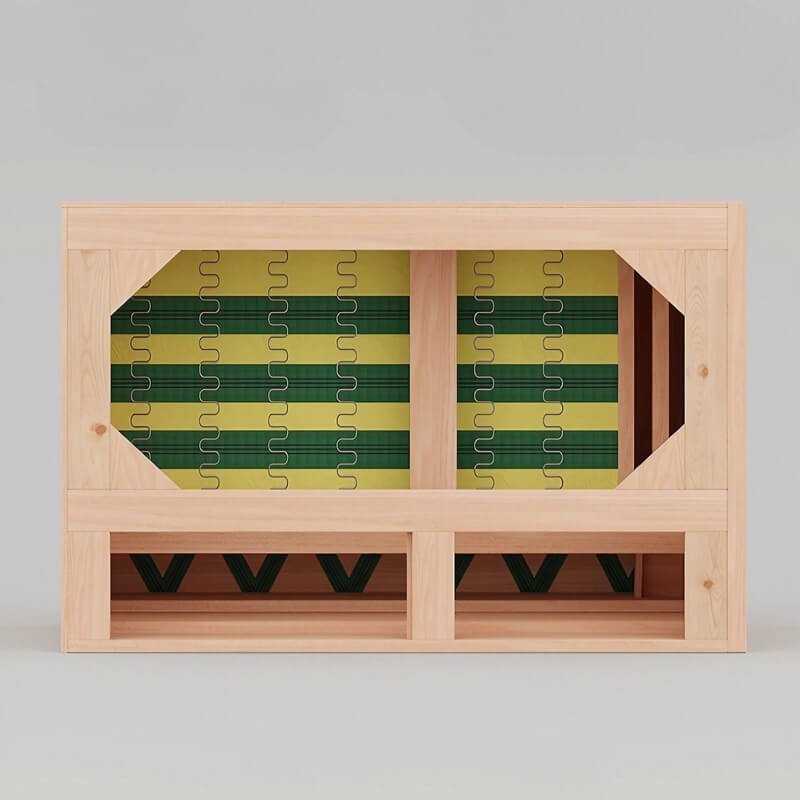 82.7" Modern Curve Sofa with Pillow - Beige Brushed Fabric Upholstery