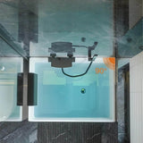 8″ Depth Modern Acrylic Rectangle Deep Soaking Bathtub