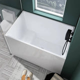 Acrylic Deep Soaking Bathtub - 39.4