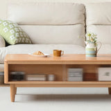 Adjustable Height Desk Solid Wood - White Rectangle Top - LiftTop Storage