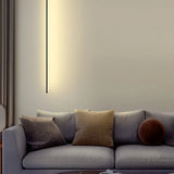 57" Mini Cylinder Black LED Pendant Light Single Light