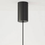 57" Mini Cylinder Black LED Pendant Light Single Light