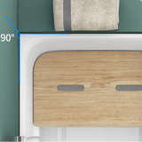 Modern 16″ Rectangle Deep Soaking Bathtub - Acrylic