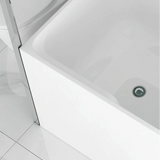Modern 16″ Rectangle Deep Soaking Bathtub - Acrylic