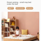 Oak, Beech solid wood floor bed with pulley toddler bed<