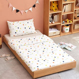 Oak, Beech solid wood floor bed with pulley toddler bed<