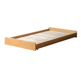 Oak, Beech solid wood floor bed with pulley toddler bed<