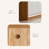 Beech Solid Wood Kids Sliding Door Wardrobe