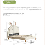Children's Bed Girl Cartoon Rabbit Bed<