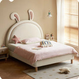 Children's Bed Girl Cartoon Rabbit Bed<