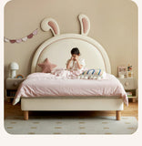 Children's Bed Girl Cartoon Rabbit Bed<