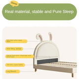 Children's Bed Girl Cartoon Rabbit Bed<