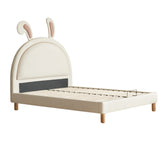 Children's Bed Girl Cartoon Rabbit Bed<