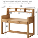 Beech, Oak Solid Wood Children's Desk