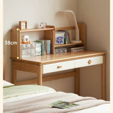 Beech Solid Wood Kids Learning Desk with Eye Protection Lamp