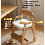Beech Solid Wood Washable Kids Soft Chair