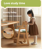 Beech Solid Wood Washable Kids Soft Chair